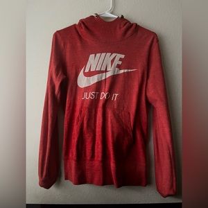 Nike pull over with hood